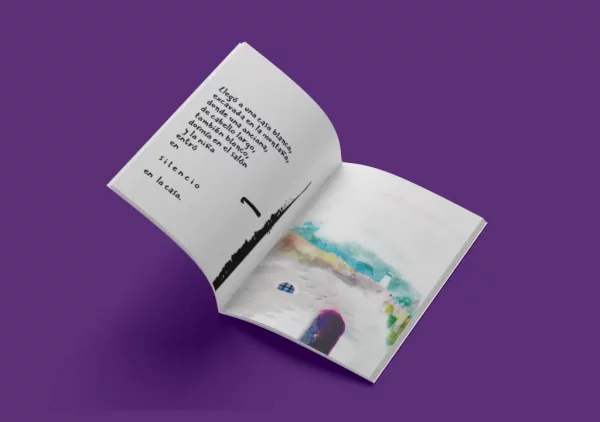 Muestra del Libro en 3D del cuento La Niña con Ojos de Color del tiempo